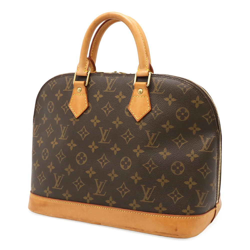 Louis Vuitton Alma Monogram Handbag Brown